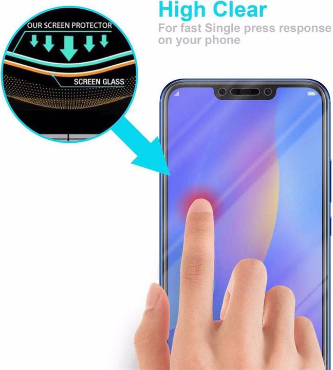 Immagine prodotto Cadorabo vetro di protezione (1 Pezzo/i, Huawei P Smart Pro (2019))