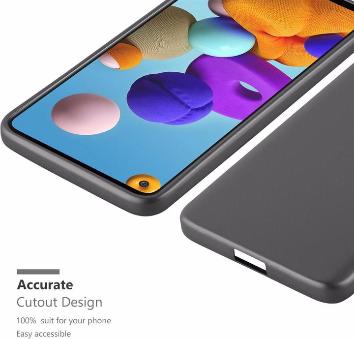 Actual product image Cadorabo TPU Matt Metallic Cover (Samsung Galaxy A21s)