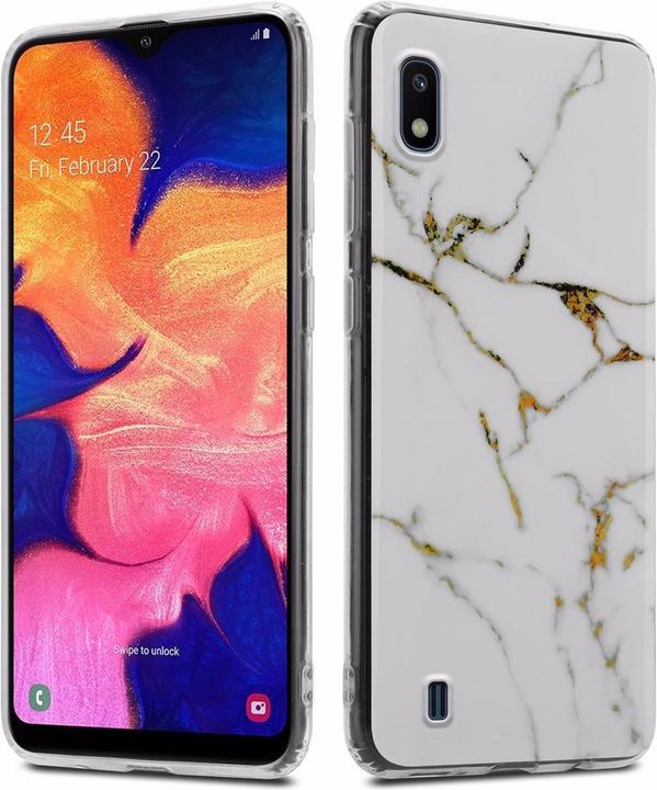 Actual product image Cadorabo IMD TPU Colorful Marble Cover (Samsung Galaxy A10, HTC One M10)