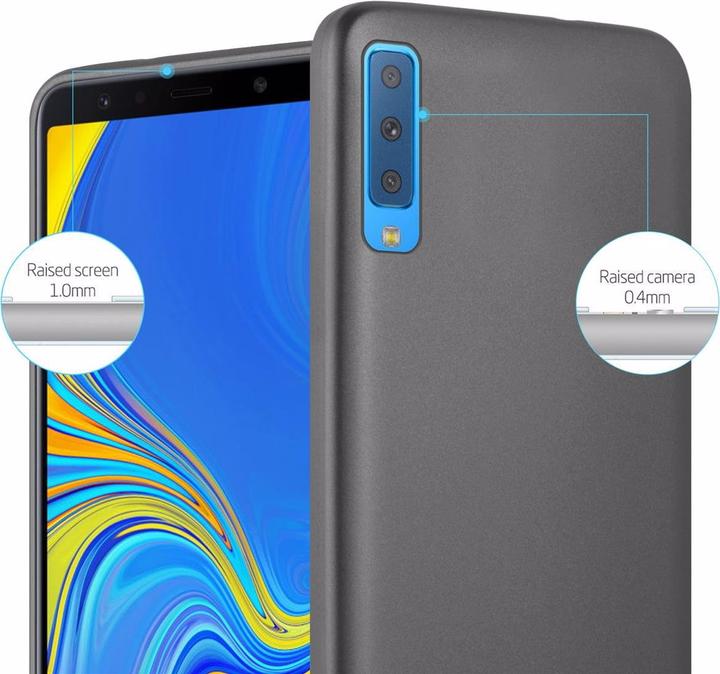 Image du produit Cadorabo Couverture métallique mate TPU (Samsung Galaxy A7 (2018))