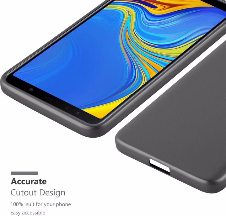 Image du produit Cadorabo Couverture métallique mate TPU (Samsung Galaxy A7 (2018))