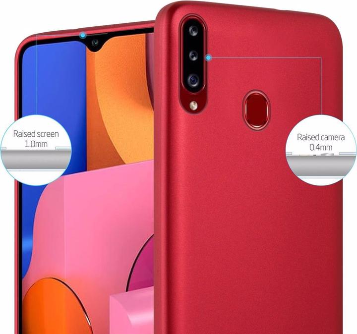 Produktbild Cadorabo TPU Matt Metallic Cover (Samsung Galaxy A20s)