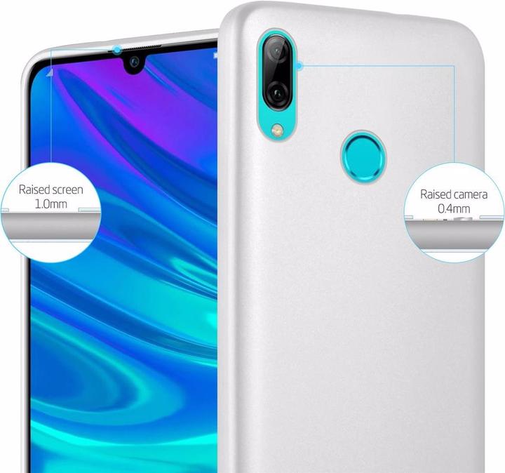 Actual product image Cadorabo TPU Matt Metallic Cover (Huawei P Smart (2019))