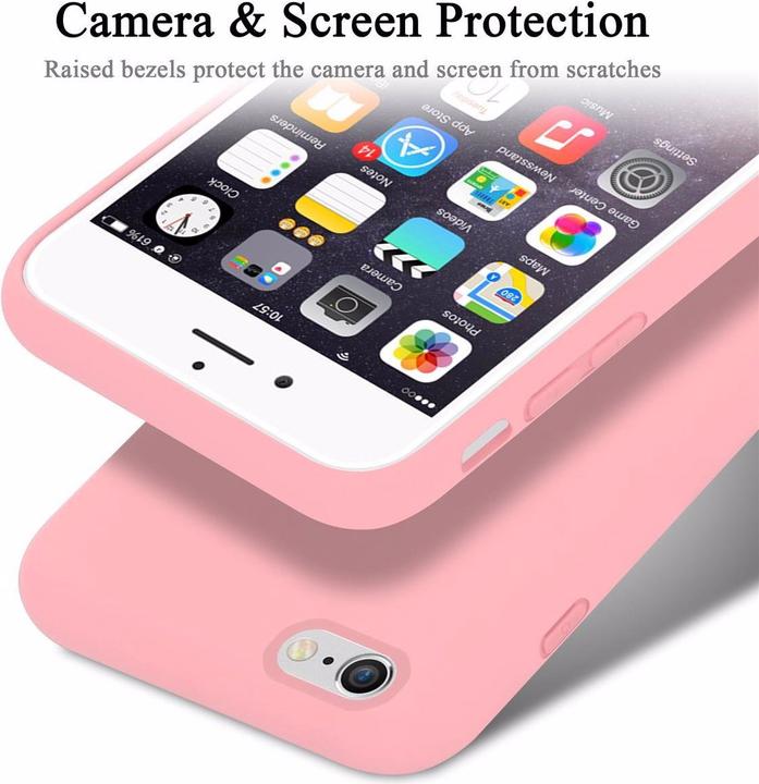 Actual product image Cadorabo TPU Liquid Silicone Case Cover (Apple iPhone 6 Plus)