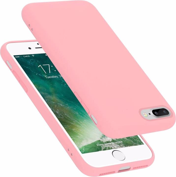 Actual product image Cadorabo TPU Liquid Silicone Case Cover (Apple iPhone 7 Plus, Apple iPhone 7s Plus)