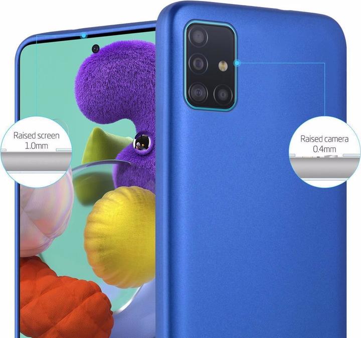 Actual product image Cadorabo TPU Matt Metallic Cover (Samsung Galaxy A71)
