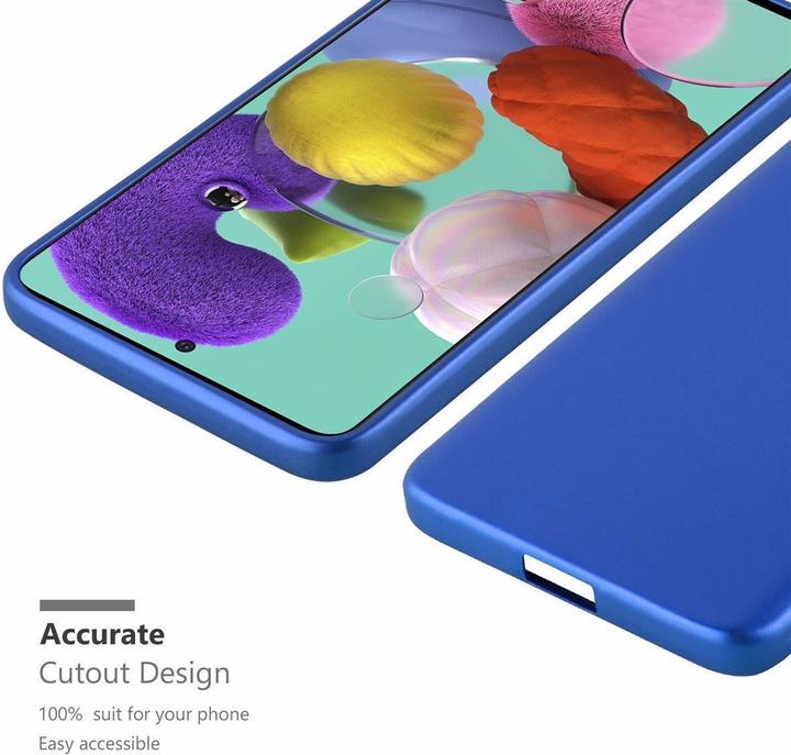 Actual product image Cadorabo TPU Matt Metallic Cover (Samsung Galaxy A71)