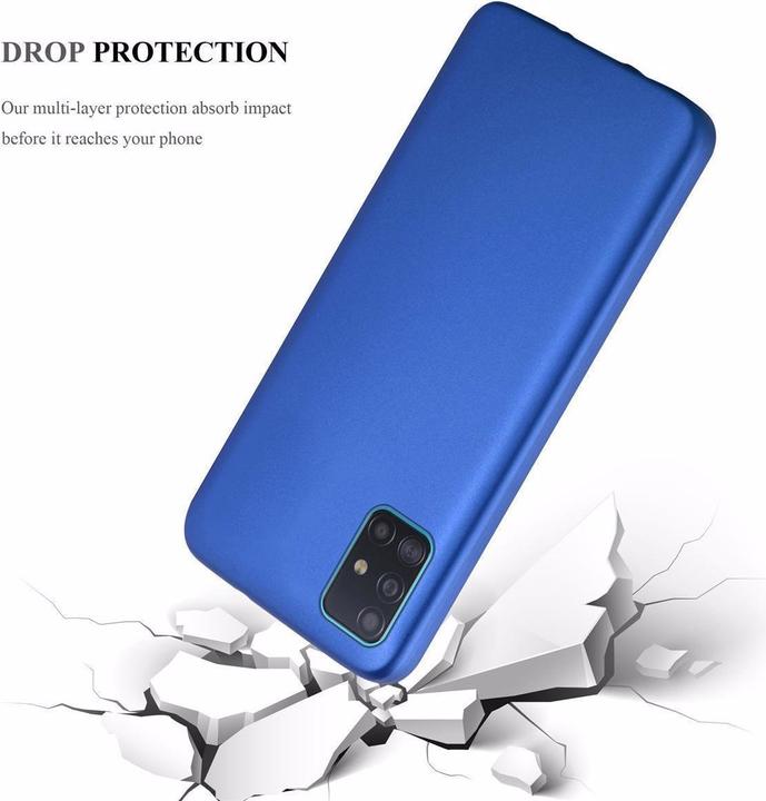 Actual product image Cadorabo TPU Matt Metallic Cover (Samsung Galaxy A71)