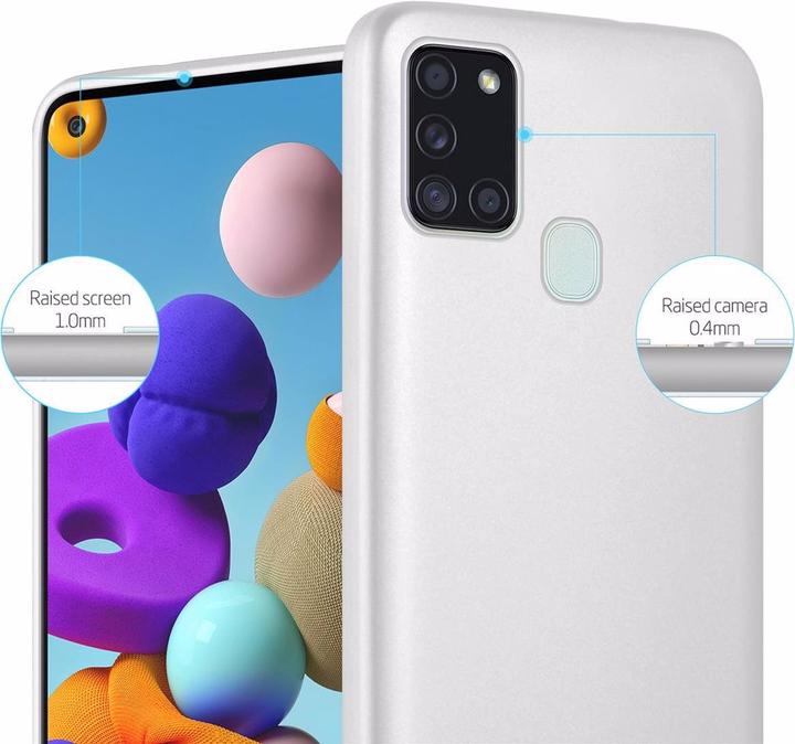 Image du produit Cadorabo Couverture métallique mate TPU (Samsung Galaxy A21s)