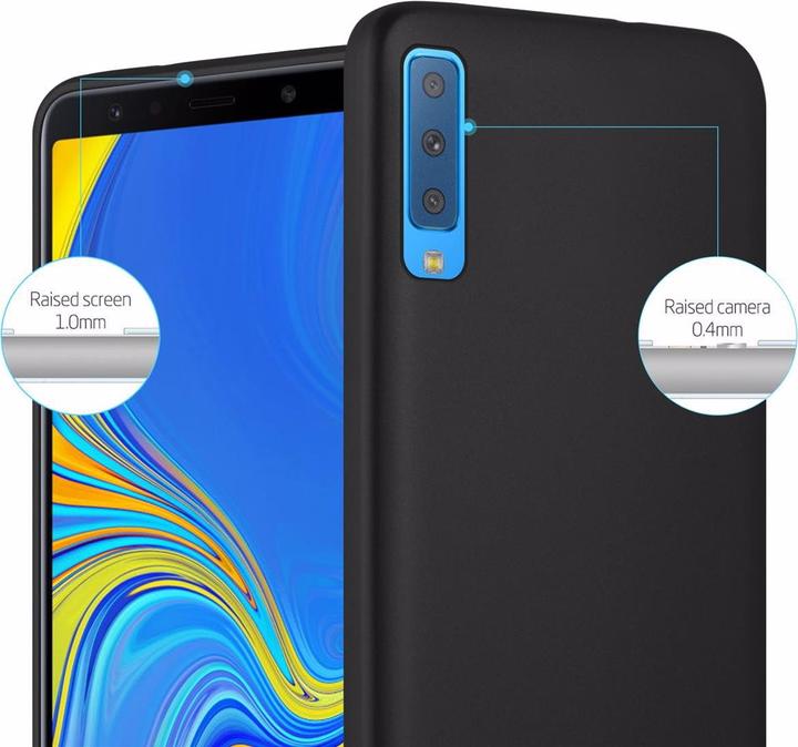 Actual product image Cadorabo TPU Matt Metallic Cover (Samsung Galaxy A7 (2018))
