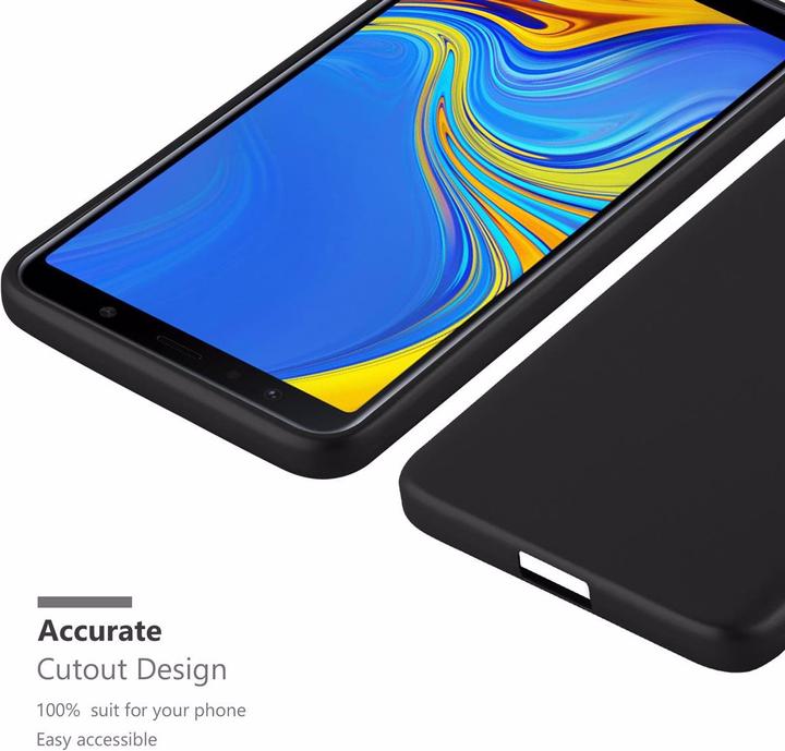 Actual product image Cadorabo TPU Matt Metallic Cover (Samsung Galaxy A7 (2018))