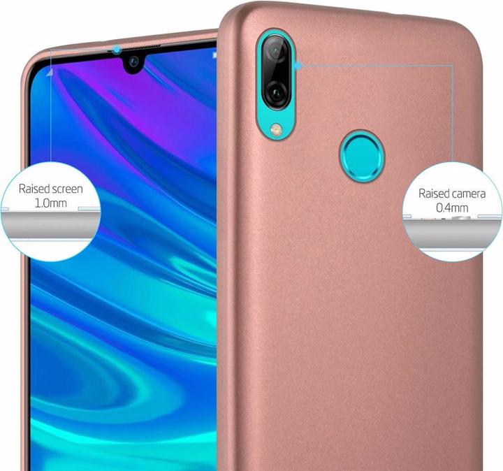 Image du produit Cadorabo Couverture métallique mate TPU (Huawei P Smart (2019))