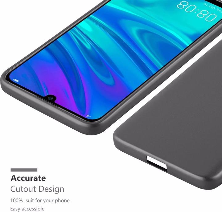 Actual product image Cadorabo TPU Matt Metallic Cover (Huawei P Smart (2019))