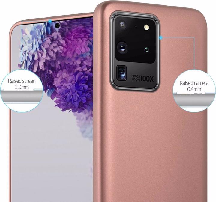 Actual product image Cadorabo TPU Matt Metallic Cover (Samsung Galaxy S20 Ultra)
