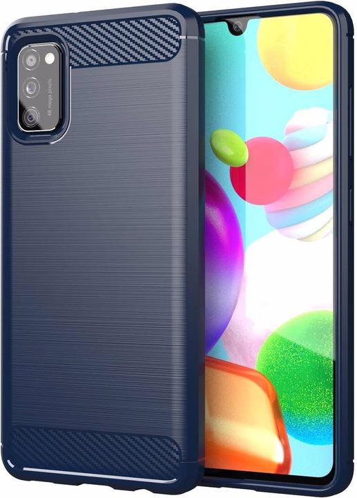 Produktbild Cadorabo TPU Ultra Slim carbon edelstahl Kombi Cover (Samsung Galaxy A41)