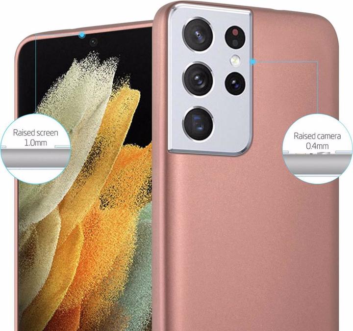 Image du produit Cadorabo Couverture métallique mate TPU (Samsung Galaxy S21 Ultra)