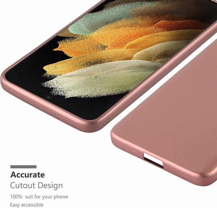 Image du produit Cadorabo Couverture métallique mate TPU (Samsung Galaxy S21 Ultra)