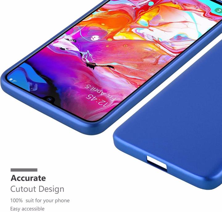 Image du produit Cadorabo Couverture métallique mate TPU (Samsung Galaxy A70S, Samsung Galaxy A70)