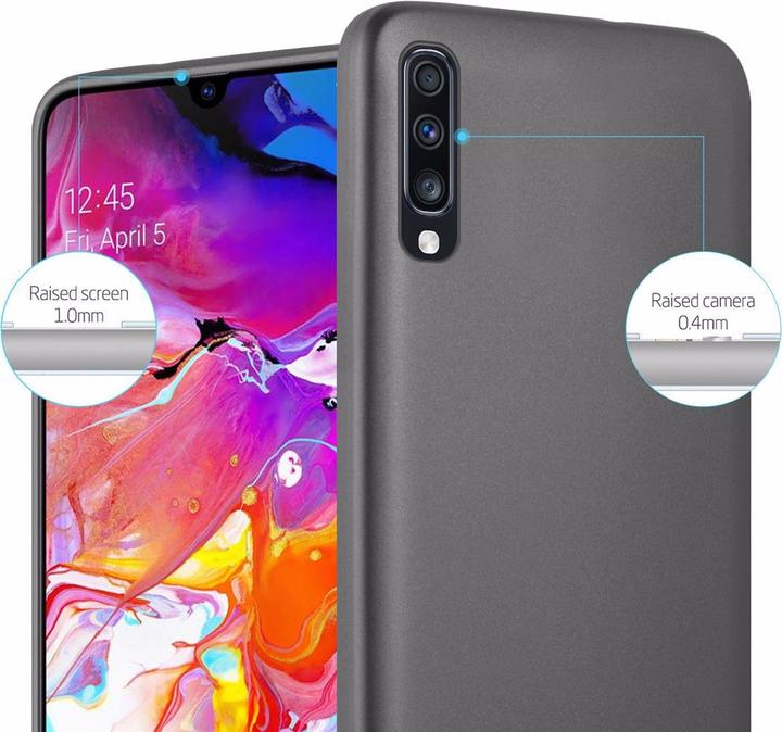 Actual product image Cadorabo TPU Matt Metallic Cover (Samsung Galaxy A70S, Samsung Galaxy A70)