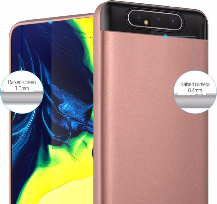 Actual product image Cadorabo TPU Matt Metallic Cover (Samsung Galaxy A80)