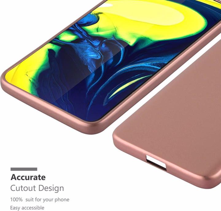Actual product image Cadorabo TPU Matt Metallic Cover (Samsung Galaxy A80)