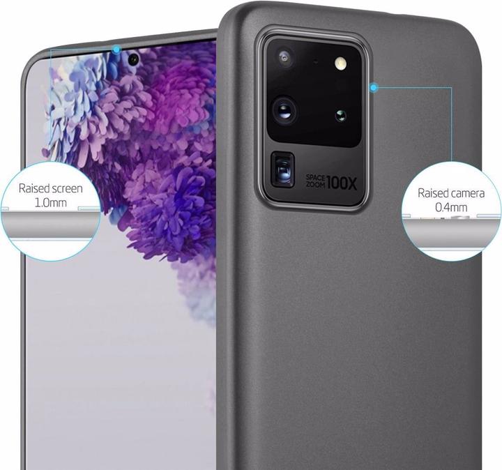 Actual product image Cadorabo TPU Matt Metallic Cover (Samsung Galaxy S20 Ultra)