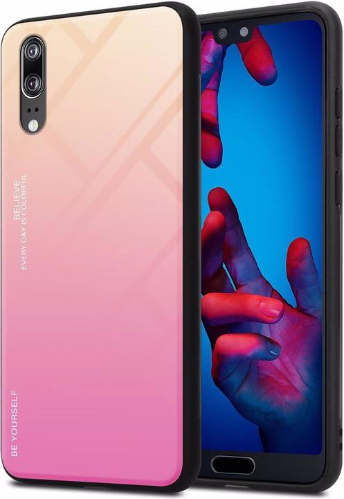 Produktbild Cadorabo TPU 2 Farben Glas Cover (Cubot P20)