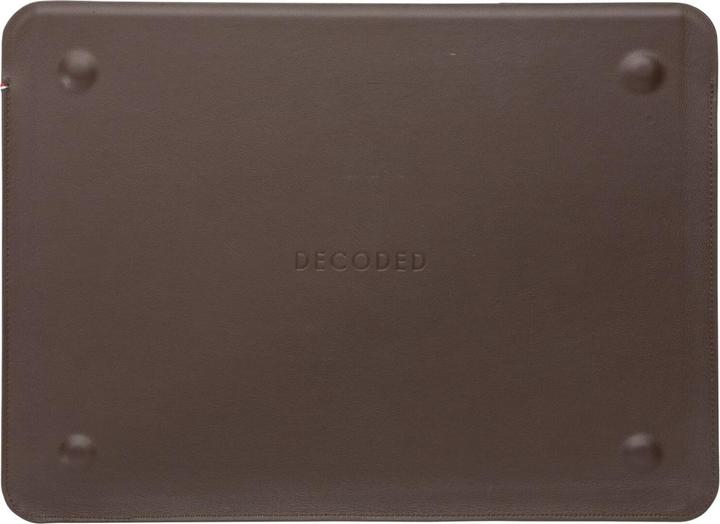 Actual product image Decoded Leather Frame Sleeve for MacBook 16" brown (15.98", Apple)