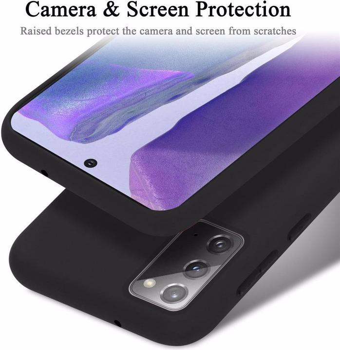 Productafbeelding Cadorabo TPU Liquid Silicone Case Cover (Samsung Galaxy Note 20)