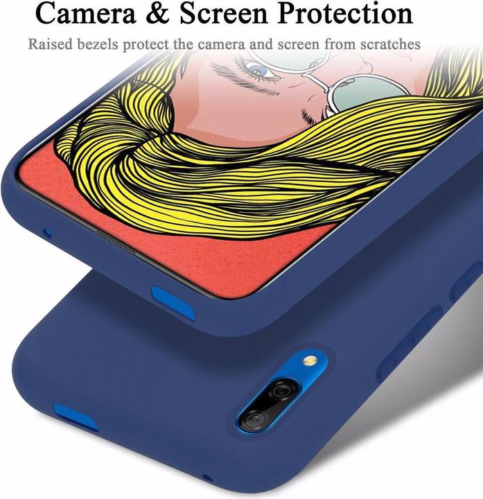 Actual product image Cadorabo TPU Liquid Silicone Case Cover (Huawei P Smart (2019))