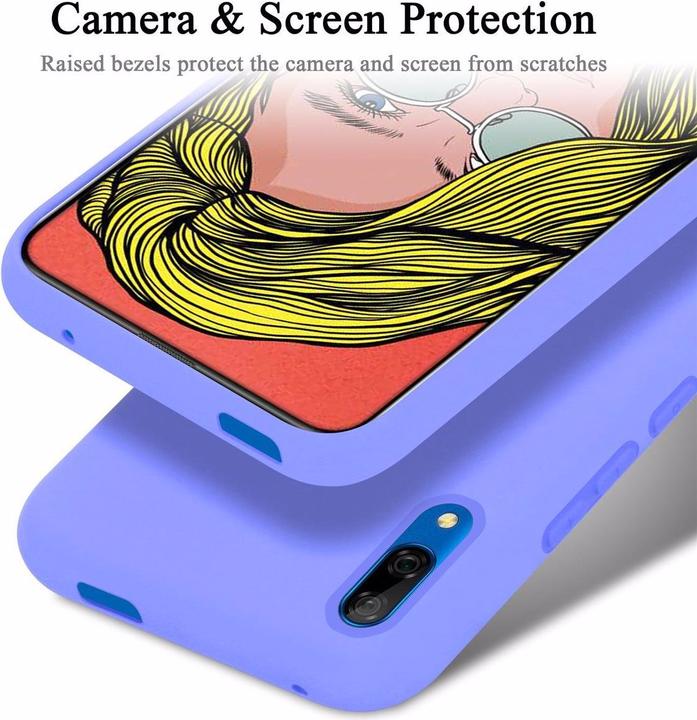 Actual product image Cadorabo TPU Liquid Silicone Case Cover (Huawei P Smart (2019))