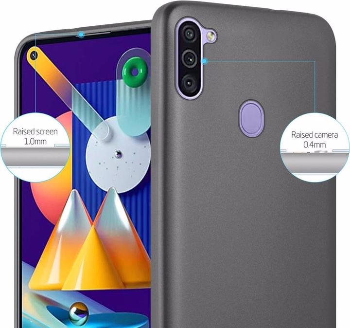 Image du produit Cadorabo Couverture métallique mate TPU (Samsung Galaxy M11, Samsung Galaxy A11)