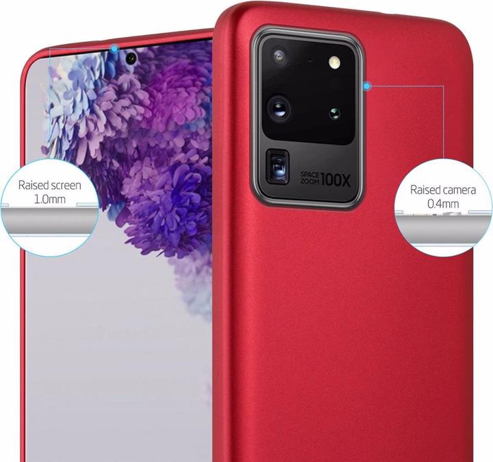 Actual product image Cadorabo TPU Matt Metallic Cover (Samsung Galaxy S20 Ultra)