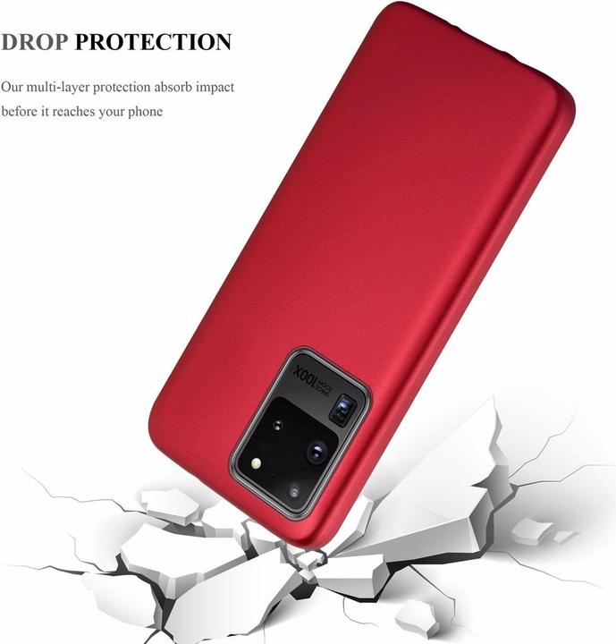 Actual product image Cadorabo TPU Matt Metallic Cover (Samsung Galaxy S20 Ultra)