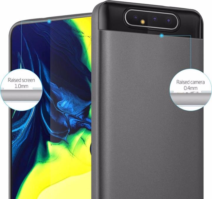 Actual product image Cadorabo TPU Matt Metallic Cover (Samsung Galaxy A80)