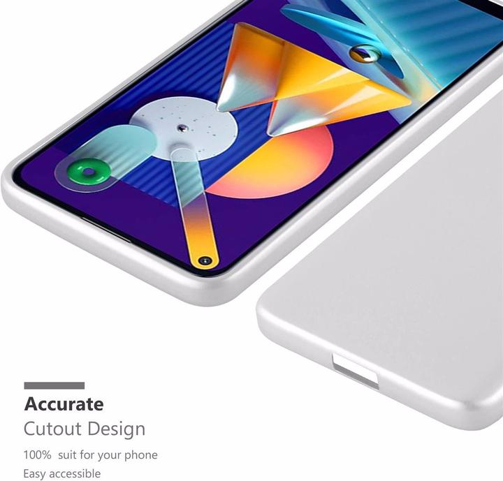 Actual product image Cadorabo TPU Matt Metallic Cover (Samsung Galaxy M11, Samsung Galaxy A11)