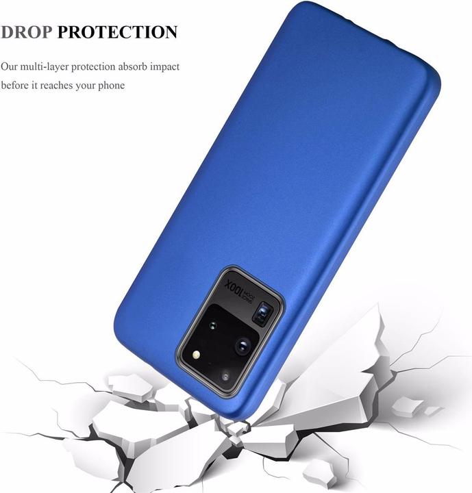 Actual product image Cadorabo TPU Matt Metallic Cover (Samsung Galaxy S20 Ultra)