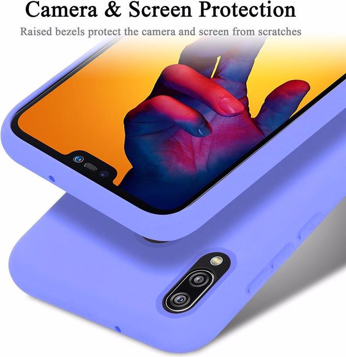 Productafbeelding Cadorabo TPU Liquid Silicone Case Cover (Huawei P20 Lite)