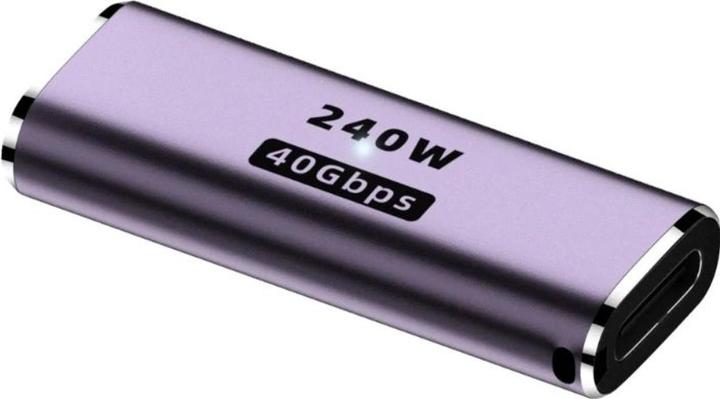 PowerGuard USB-C Gender Changer Connector USB4 40 Gbit/s 240W (USB Typ C, USB Typ C)