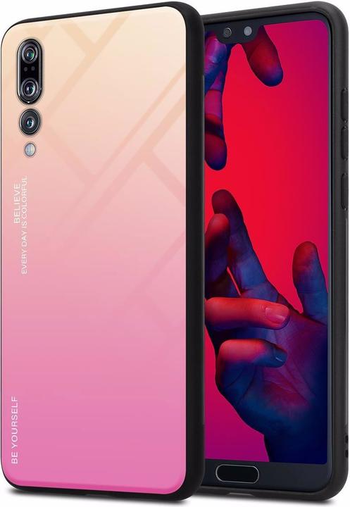 Image du produit Cadorabo Couverture en verre TPU 2 couleurs (Huawei P20 Pro, Huawei P20 Plus)