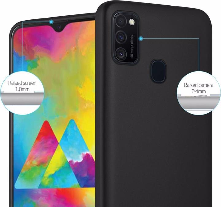 Immagine prodotto Cadorabo Copertura metallica opaca in TPU (Samsung Galaxy M21, Samsung Galaxy M30s)