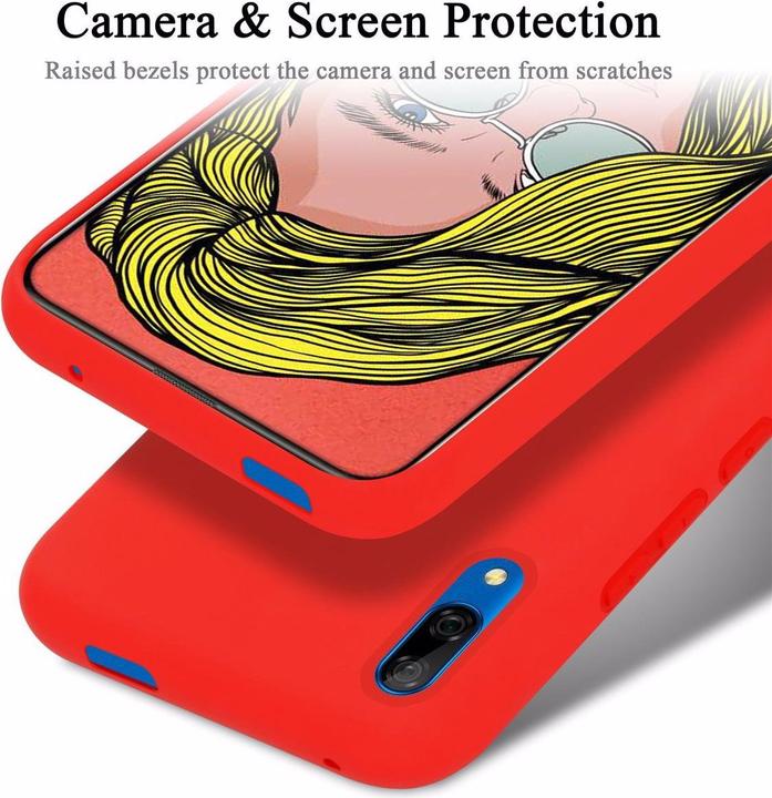 Immagine prodotto Cadorabo Copertura della cassa del silicone liquido TPU (Huawei P Smart (2019))