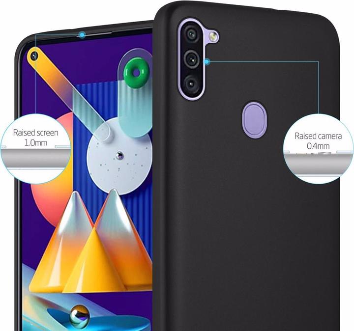 Immagine prodotto Cadorabo Copertura metallica opaca in TPU (Samsung Galaxy M11, Samsung Galaxy A11)