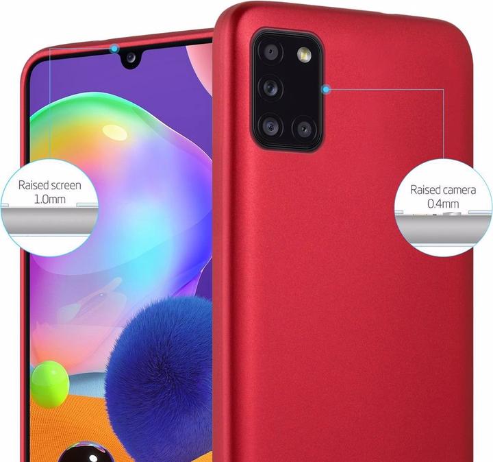 Actual product image Cadorabo TPU Matt Metallic Cover (Samsung Galaxy A31)