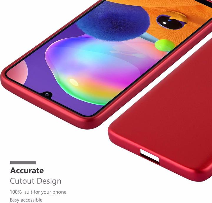 Actual product image Cadorabo TPU Matt Metallic Cover (Samsung Galaxy A31)