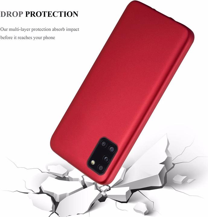 Actual product image Cadorabo TPU Matt Metallic Cover (Samsung Galaxy A31)