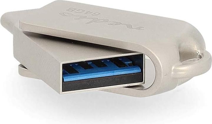 Productafbeelding Nedis Flash drive - 64 GB - USB-A/USB-C - Leessnelheid: 90 MB/s - Schrijfsnelheid: (64 GB, USB-A, USB-C)