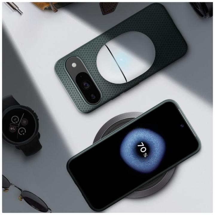 Actual product image Spigen Liquid Air Case for Google Pixel 9 / 9 Pro Green Abyss (Realme 9 Pro+, Google Pixel 9)