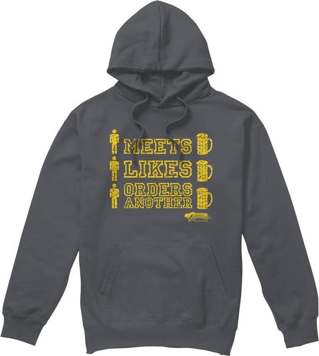 Immagine prodotto Cheers Man Meets Beer Felpa con Cappuccio Uomo (XL)