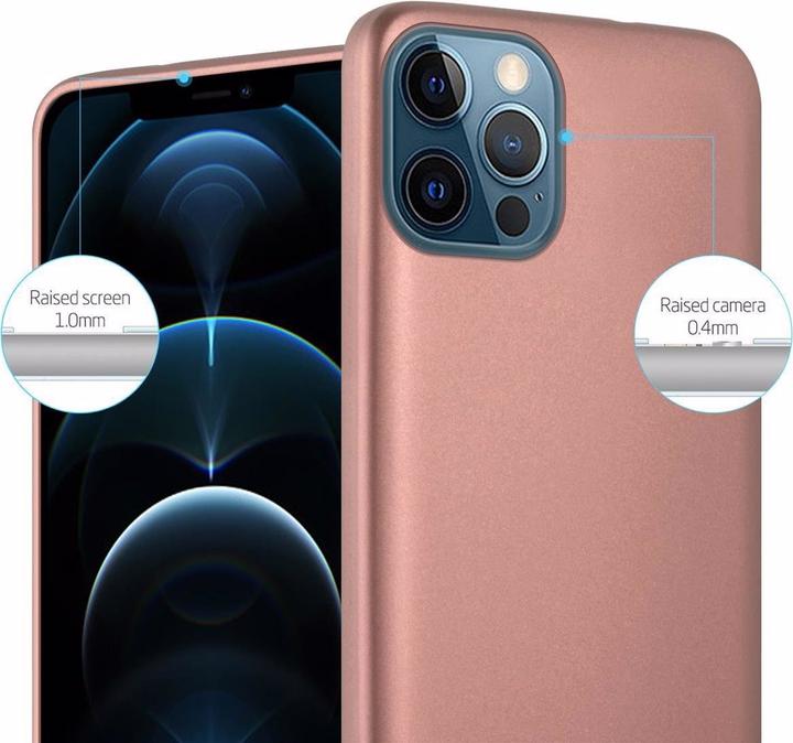Actual product image Cadorabo TPU Matt Metallic Cover (Apple iPhone 12, Realme 12 Pro+)